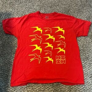 Red iwa bird Hawaii’s finest shirt